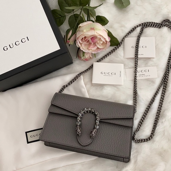 Gucci Handbags - SOLD Gucci Dionysus Gray